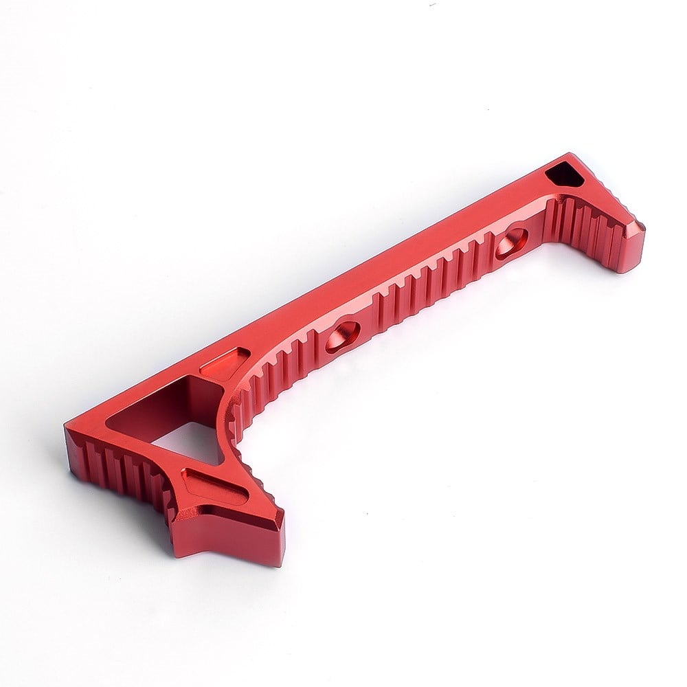 Impugnatura Link Curved in metallo per Keymod rossa