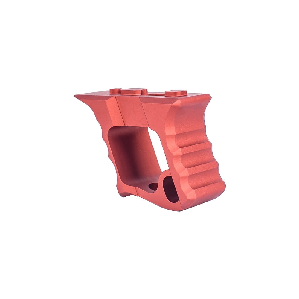 Hand-Stop in metallo per Keymod/M-Lok rosso