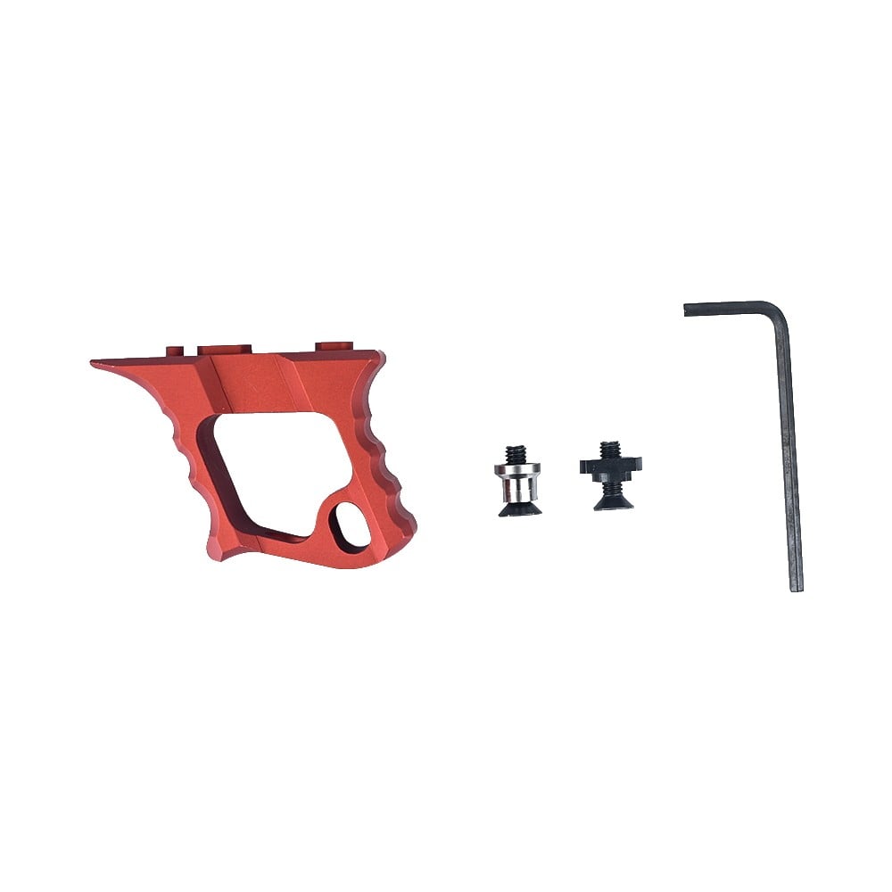 Hand-Stop in metallo per Keymod/M-Lok rosso