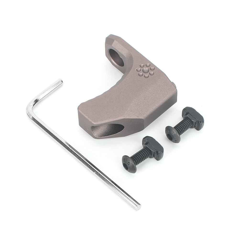 Hand Stop in metallo per M-Lok/Keymod Dark Earth