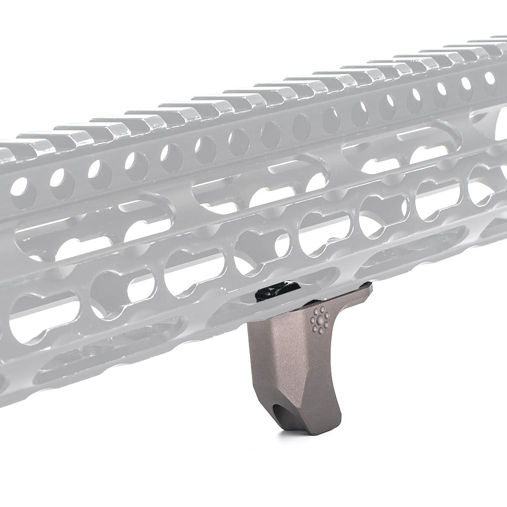 Hand Stop in metallo per M-Lok/Keymod Dark Earth