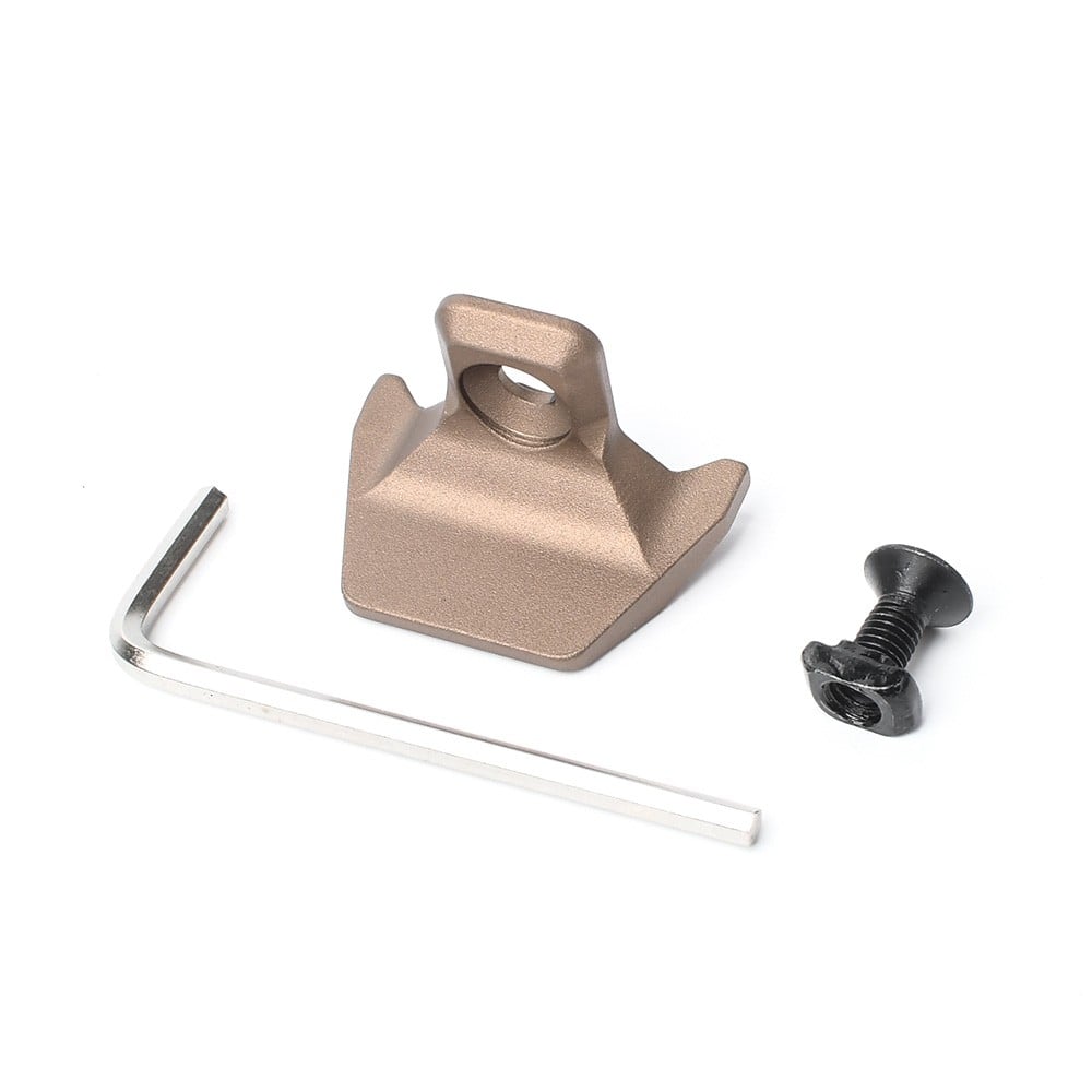 Hand stop in metallo per sistemi Keymod Dark Earth