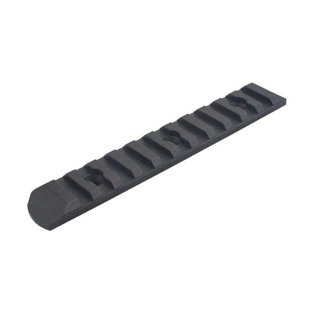 Set 6 slitte 20mm in polimero per Keymod e M-Lok nere