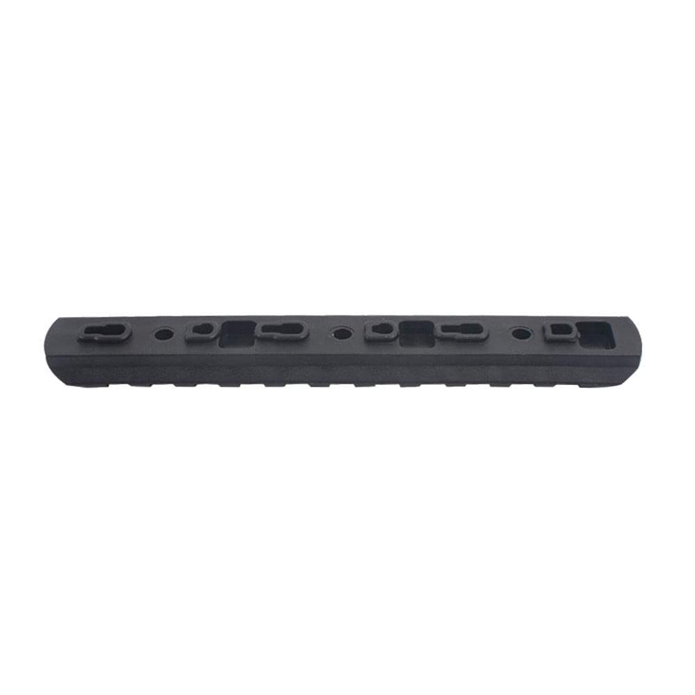Set 6 slitte 20mm in polimero per Keymod e M-Lok nere