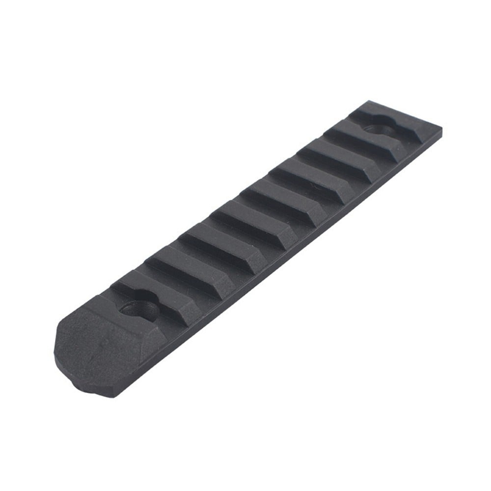 Set 6 slitte 20mm in polimero per Keymod e M-Lok nere