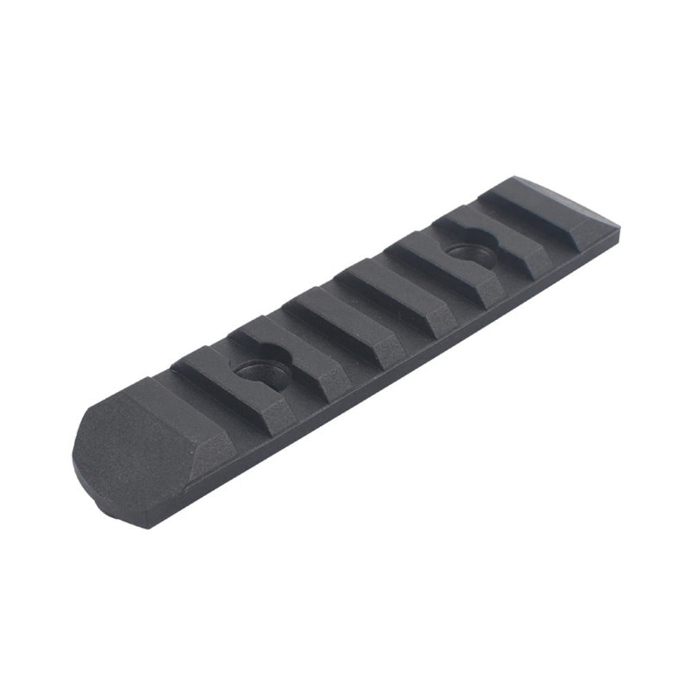 Set 6 slitte 20mm in polimero per Keymod e M-Lok nere