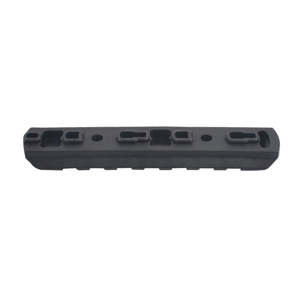 Set 6 slitte 20mm in polimero per Keymod e M-Lok nere