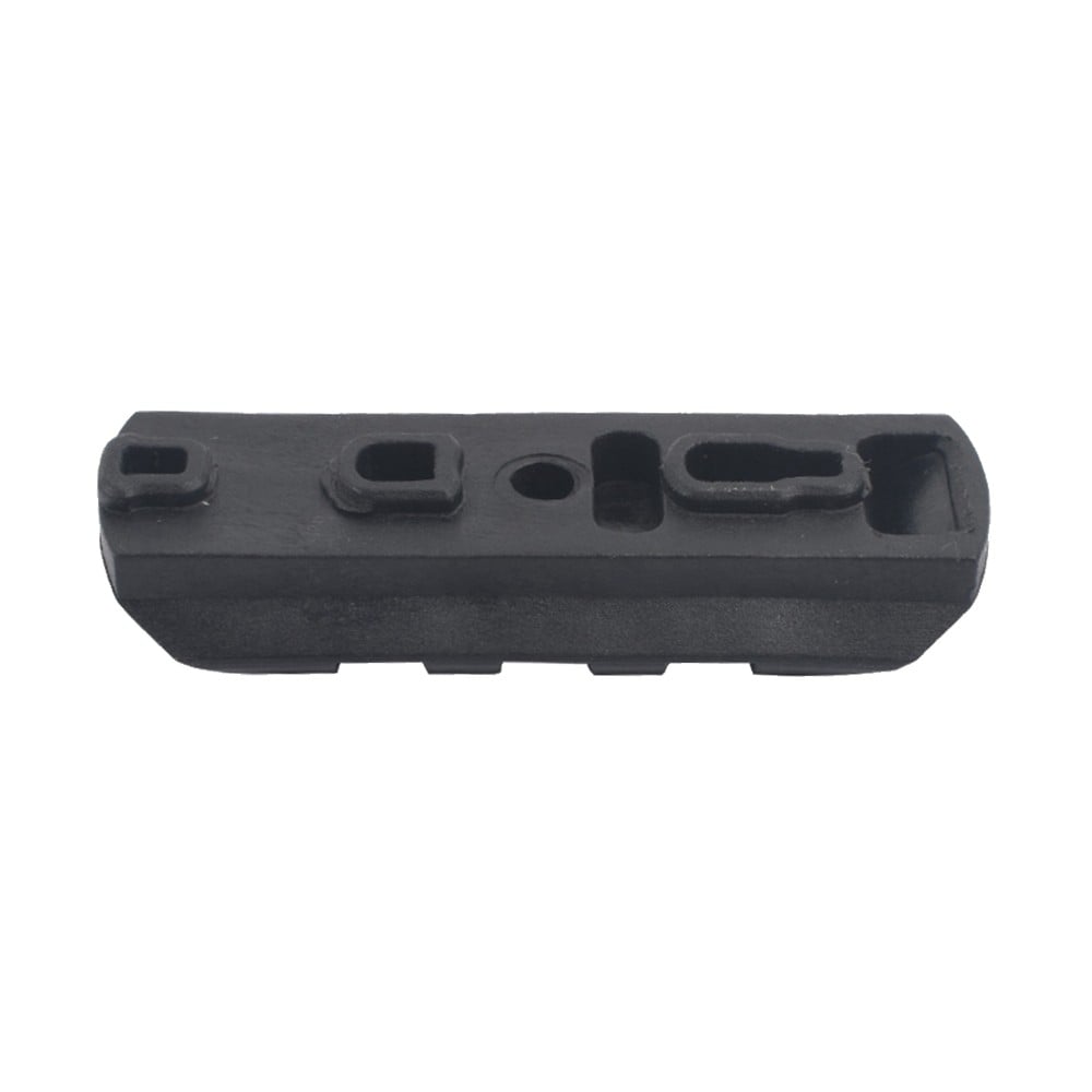 Set 6 slitte 20mm in polimero per Keymod e M-Lok nere