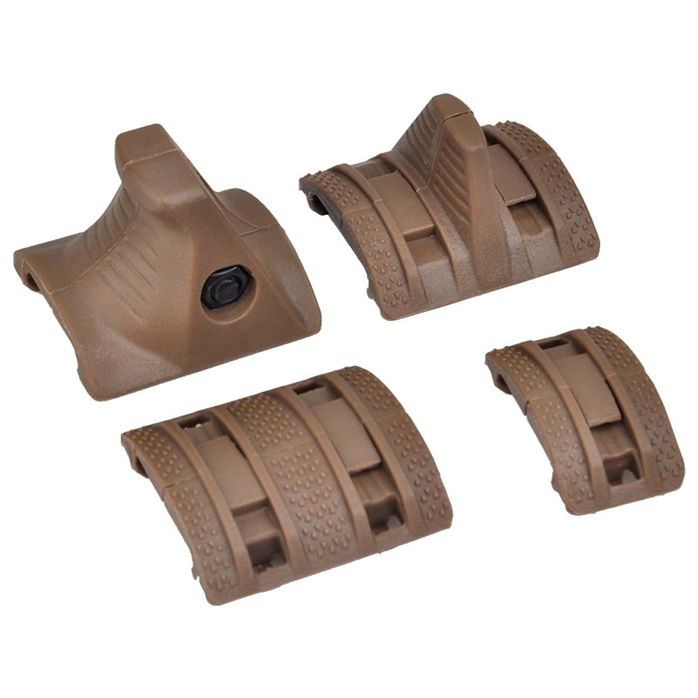 Mp Kit Hand Stop modulabile per slitte 20mm Dark Earth