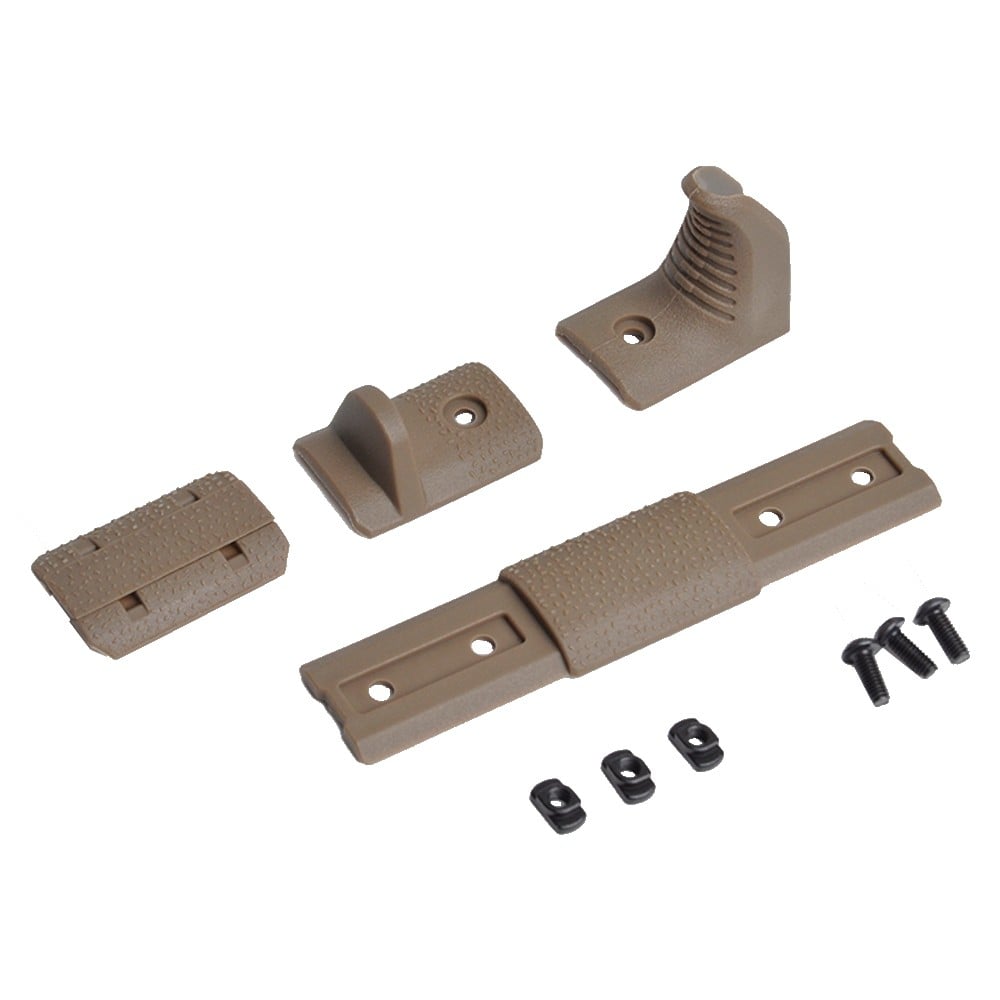 Kit ferma mano modulare per M-Lok e Keymod dark earth