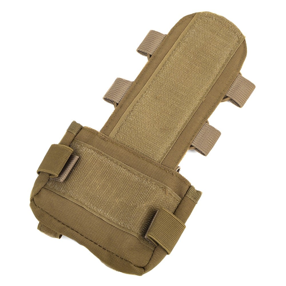 Custodia porta batterie Nhelmet per elmetto Dark Earth