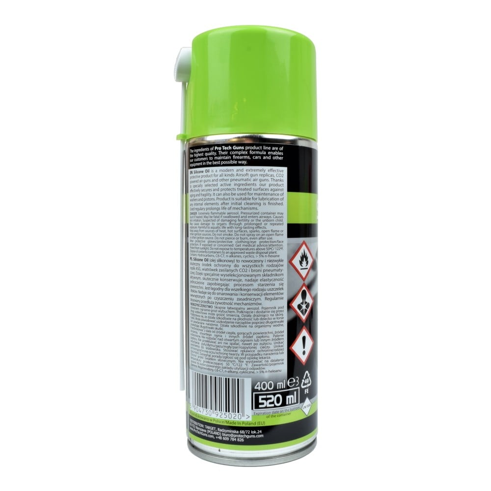 Olio al silicone Protech Guns 400ml