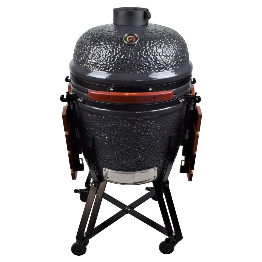 Kamado Rhino L Grigio per Cottura Outdoor