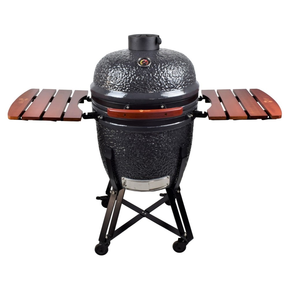 Kamado Rhino L Grigio per Cottura Outdoor