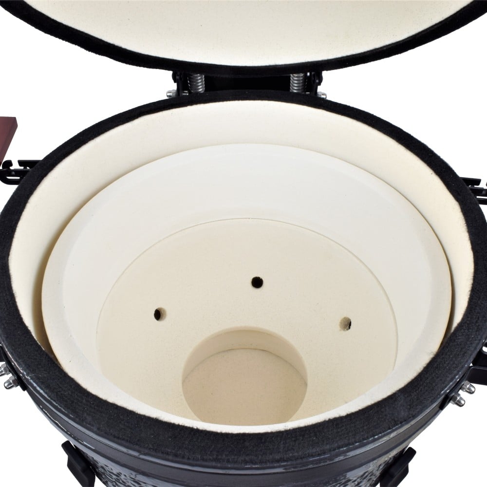Kamado Rhino L Grigio per Cottura Outdoor