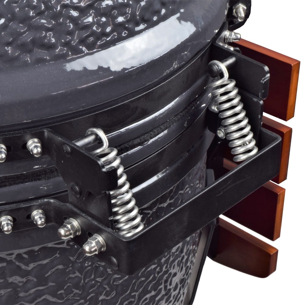 Kamado Rhino L Grigio per Cottura Outdoor