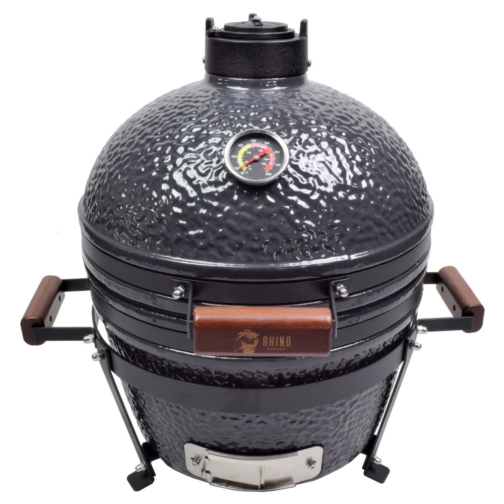 Kamado Rhino S Grigio per cottura esterna