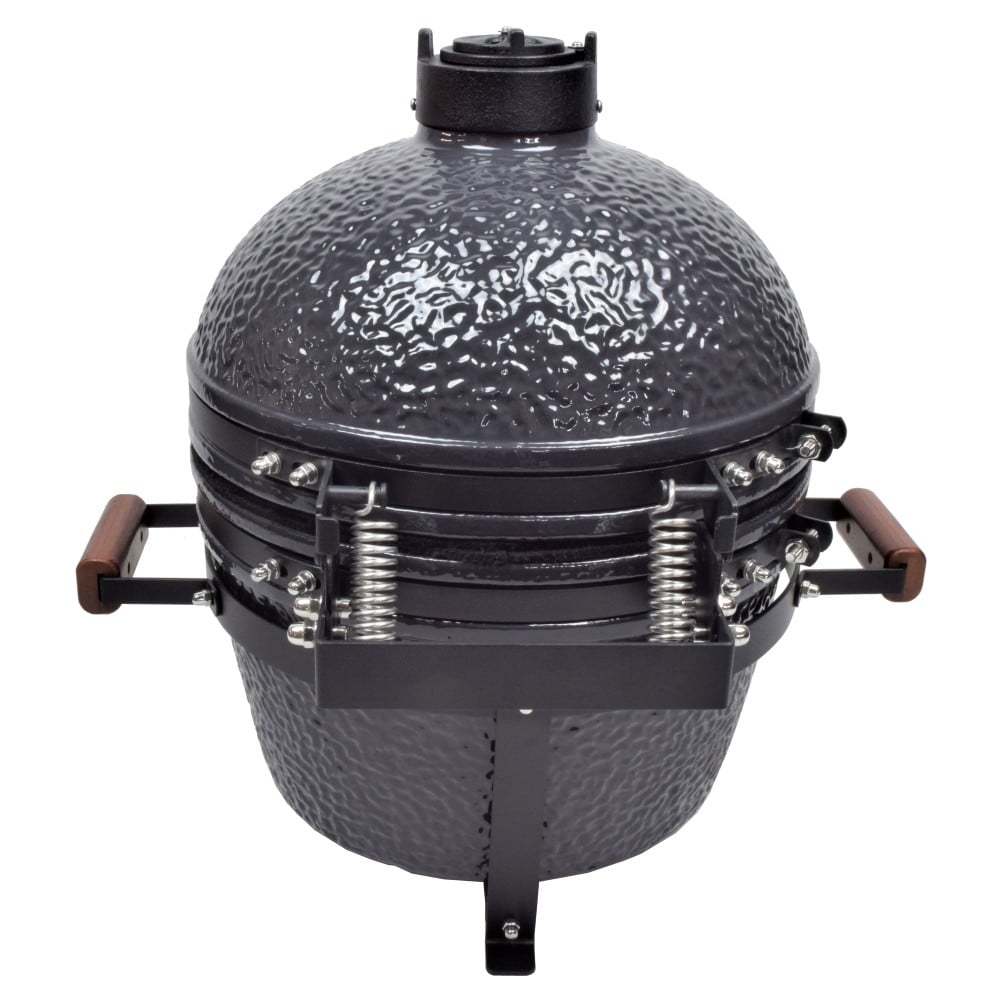Kamado Rhino S Grigio per cottura esterna
