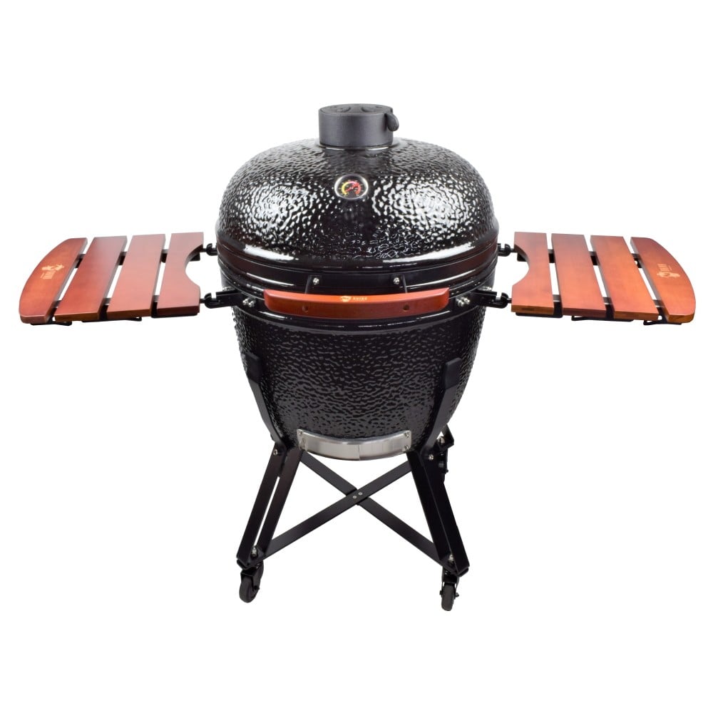 Kamado XL Nero Rhino per cottura da esterno