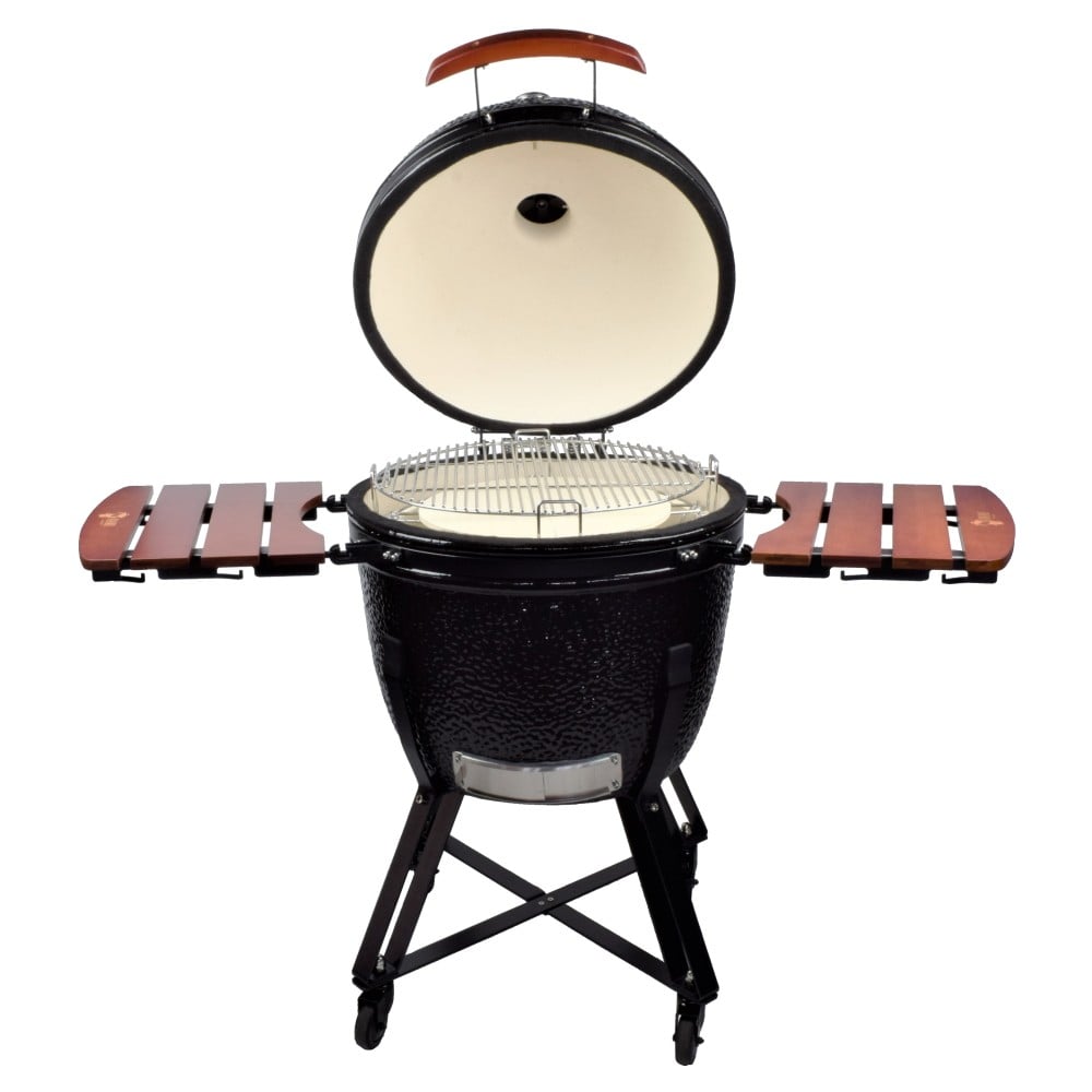 Kamado XL Nero Rhino per cottura da esterno