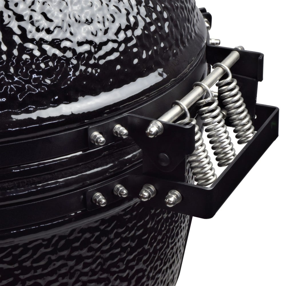 Kamado XL Nero Rhino per cottura da esterno