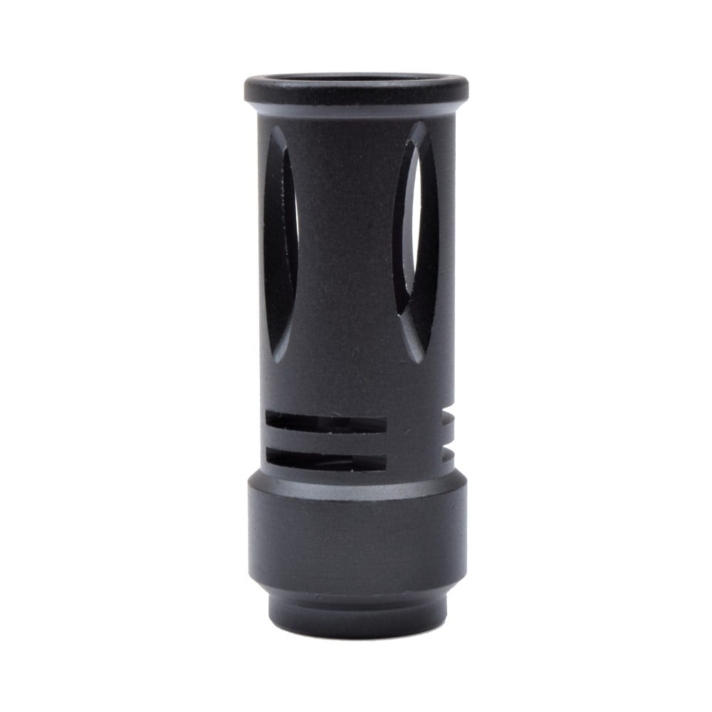 Spegnifiamma in metallo con filetto 14mm antiorario nero