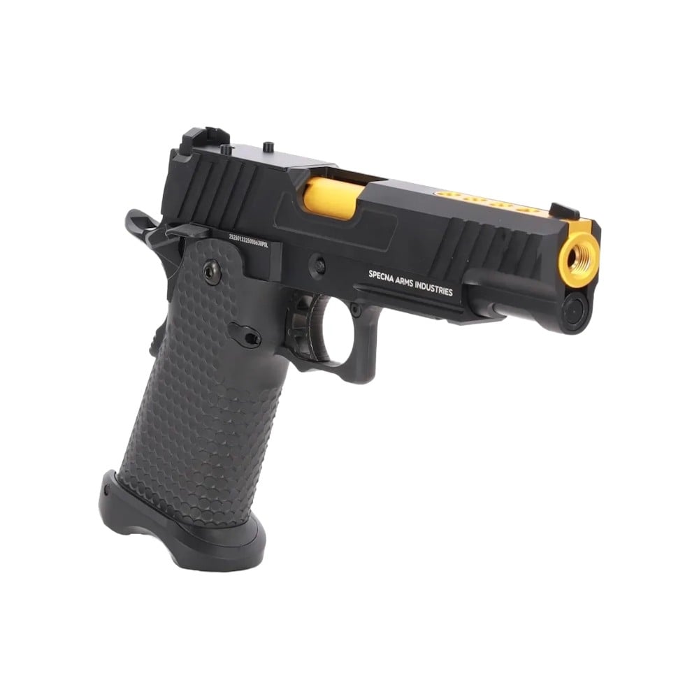 Pistola a gas Sa-VGP19 Vapor Optics Ready Black-Gold di SPECNA ARMS