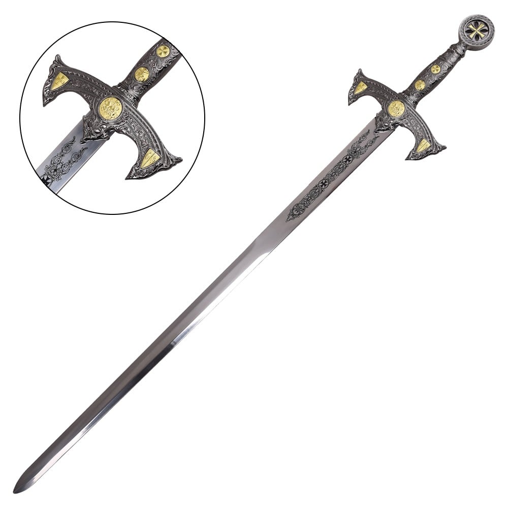 Spada templare ornamentale
