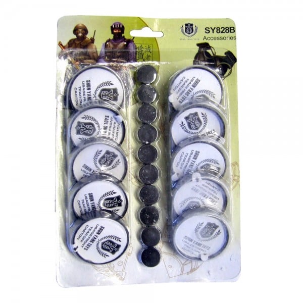 Set 10 Tappi di Ricambio per Granate Softair