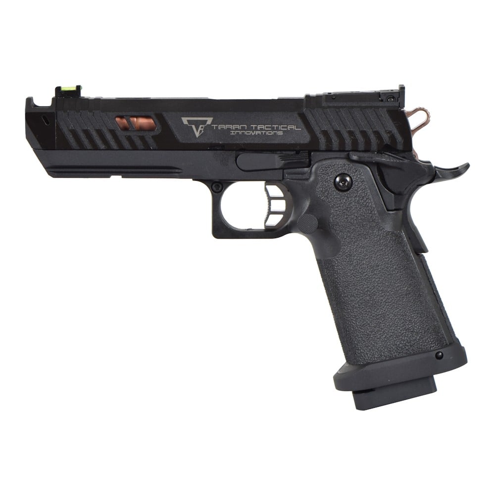 Pistola a gas Pit Viper 2011 nera ispirata a John Wick