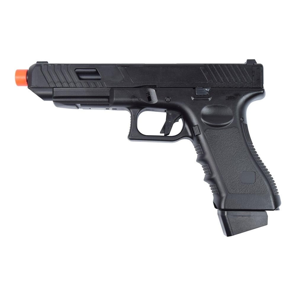 Pistola a gas scarrellante in polimero nera