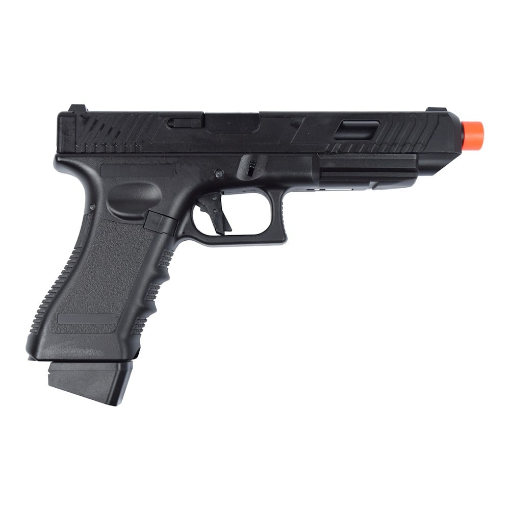 Pistola a gas scarrellante in polimero nera