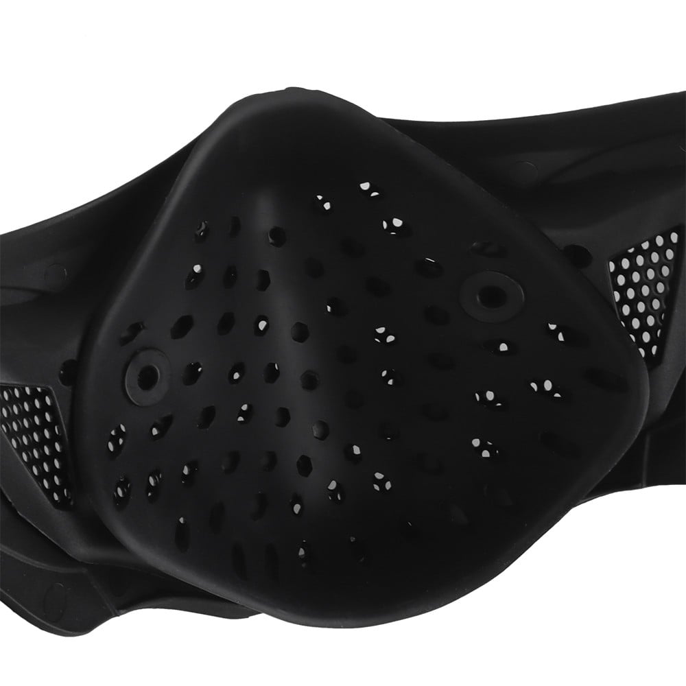 Mezza maschera Scorpion nera di WOSPORT
