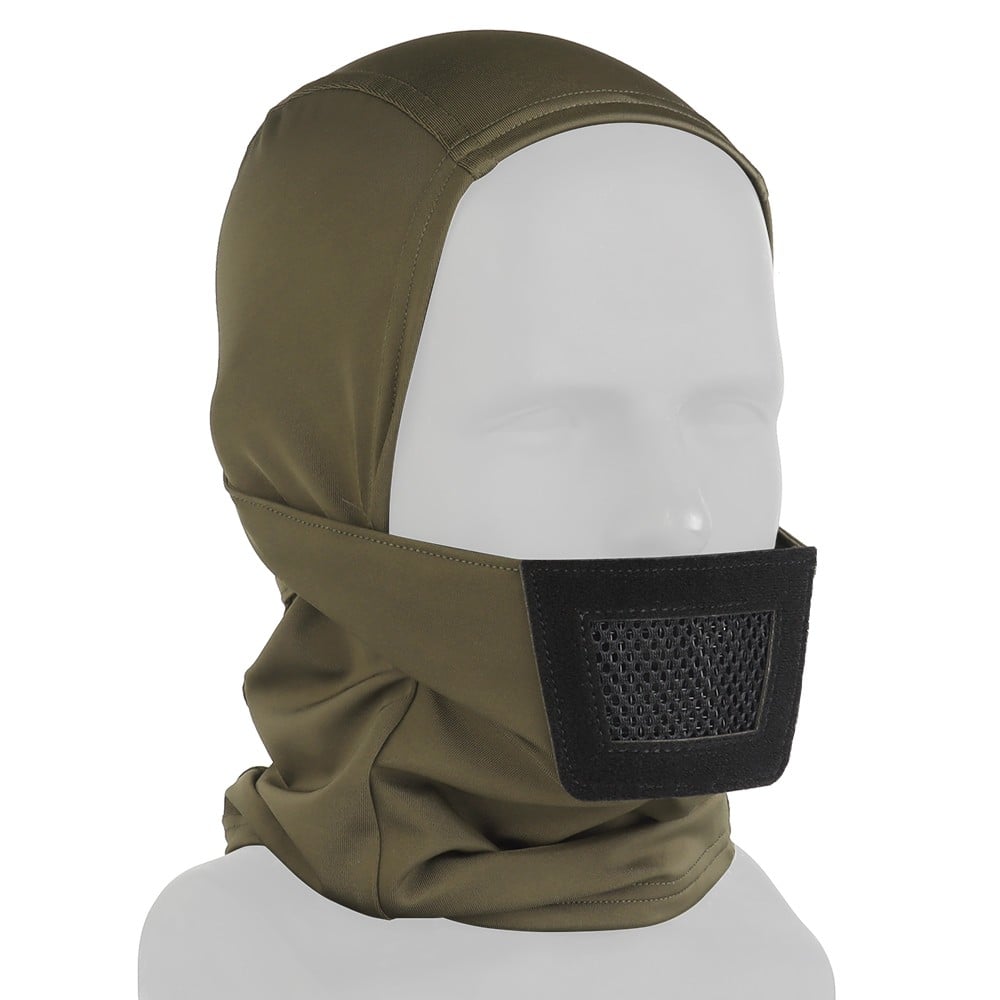 Passamontagna Knight Headgear olive drab di WOSPORT