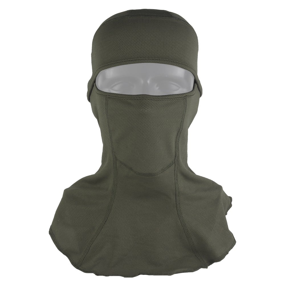 Passamontagna tattico traspirante taglia M Olive Drab di WOSPORT