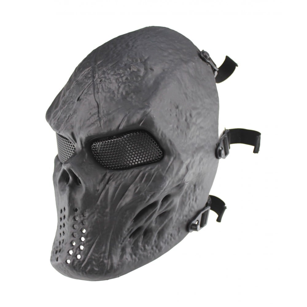 Maschera Blooded Skull nera di WOSPORT