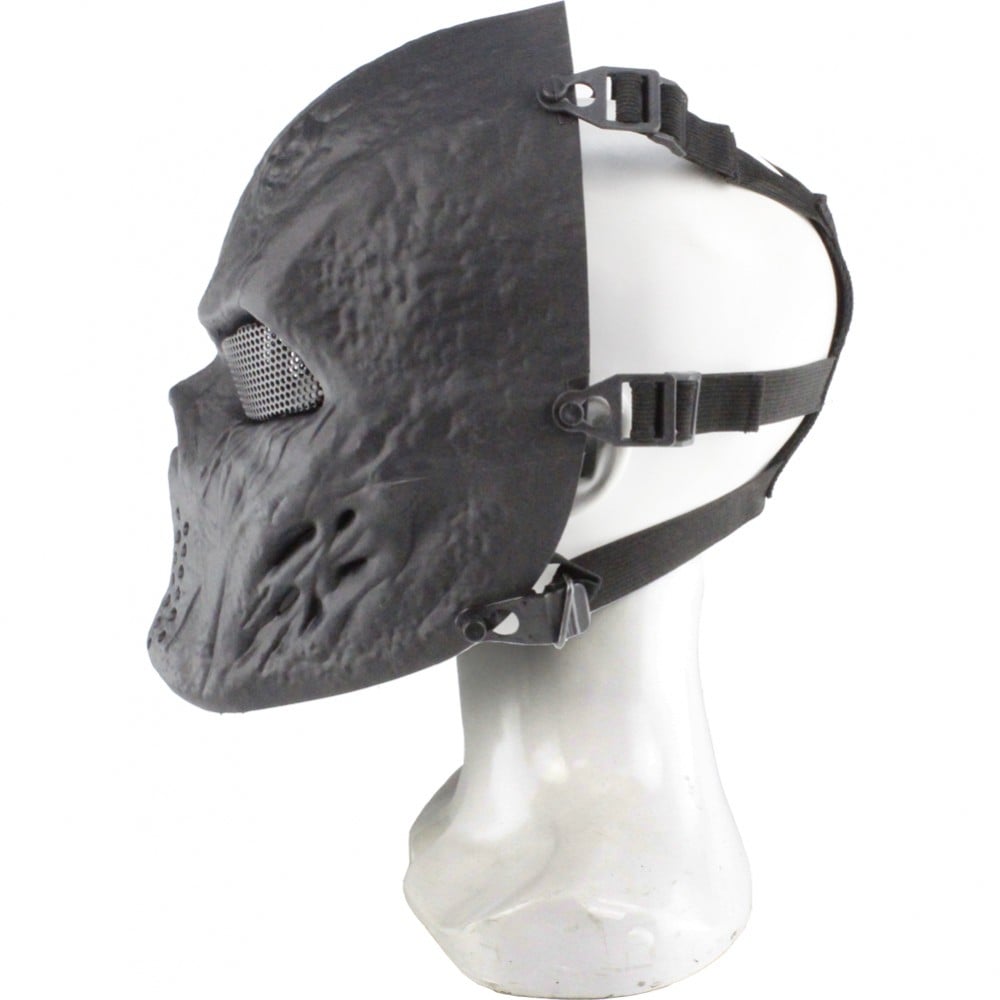 Maschera Blooded Skull nera di WOSPORT
