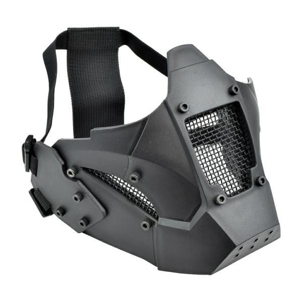 Maschera Iron Warrior nera di WOSPORT