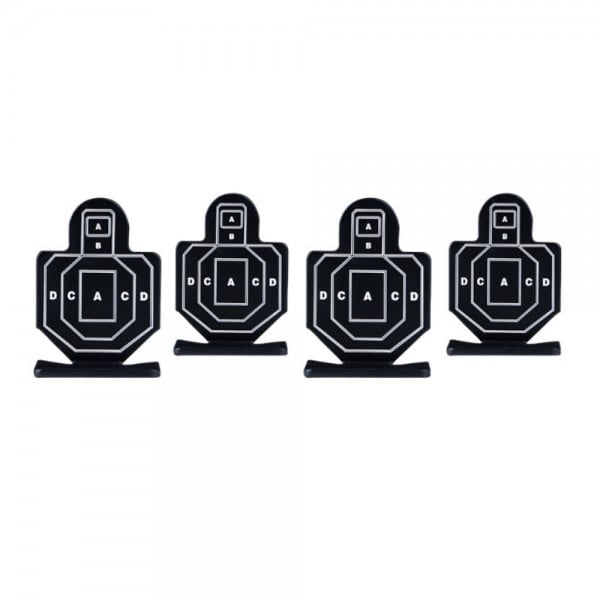 Set 4 mini bersagli in metallo di WOSPORT