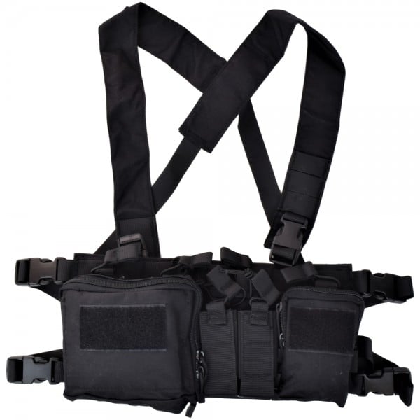 Gilet tattico multifunzione nero di WOSPORT