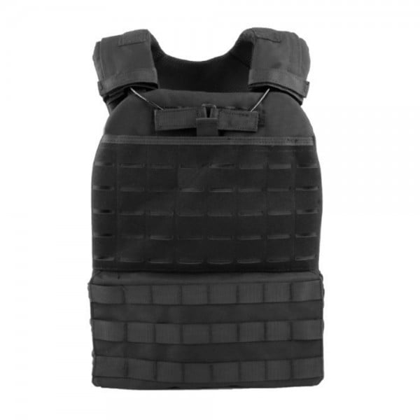 Gilet tattico plate carrier nero di WOSPORT