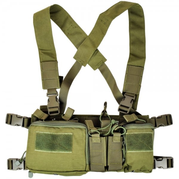 Gilet tattico multifunzione Olive Drab di WOSPORT