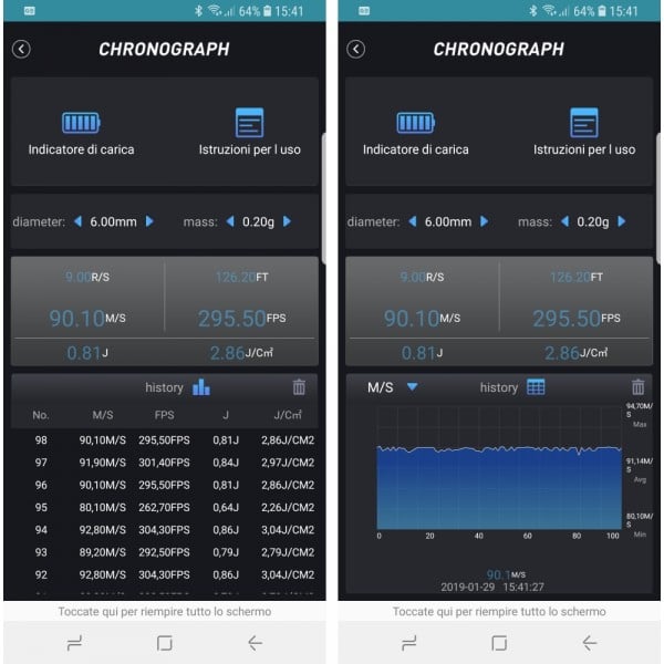 Cronografo LCD con Bluetooth di WOSPORT