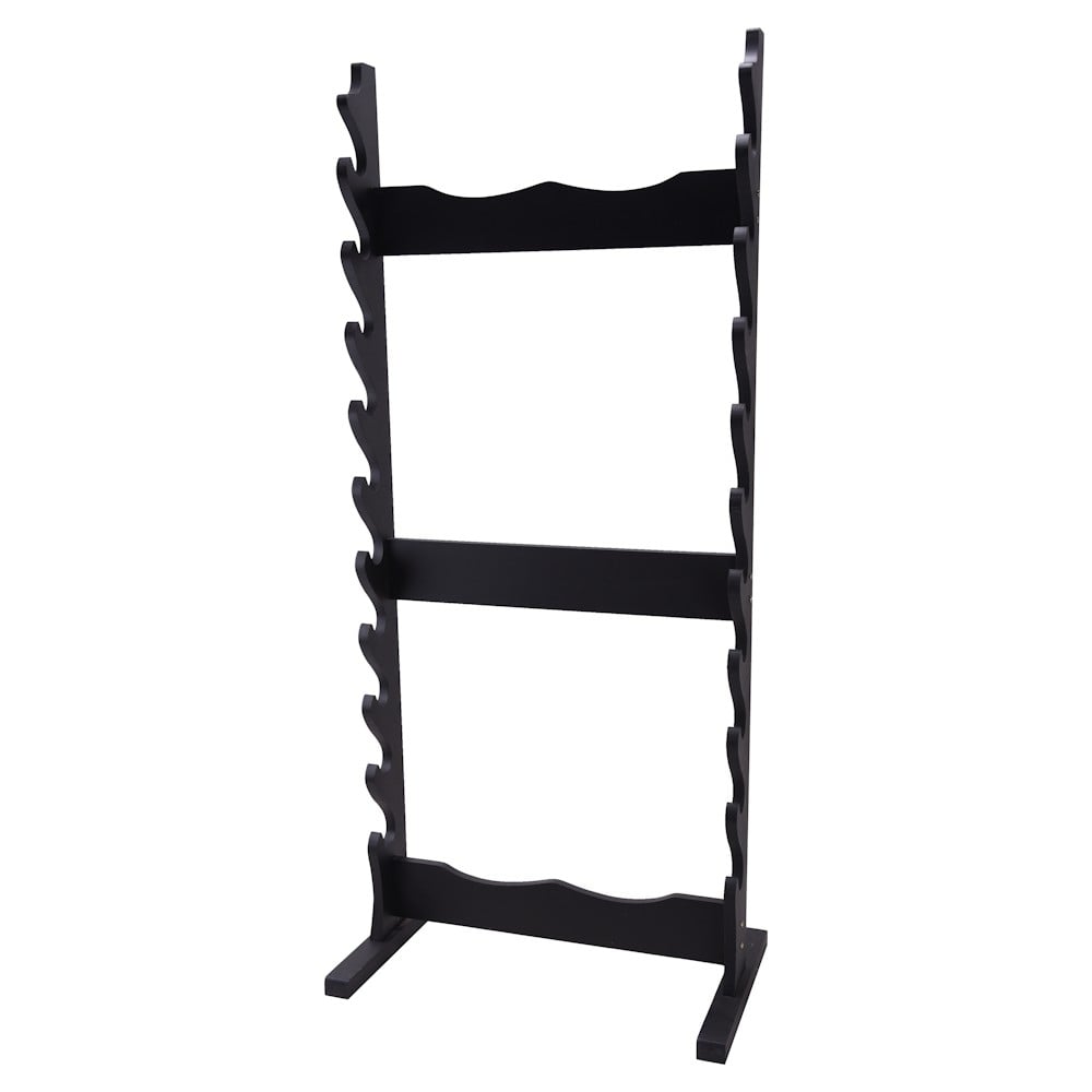 Stand in legno da terra per 10 katane
