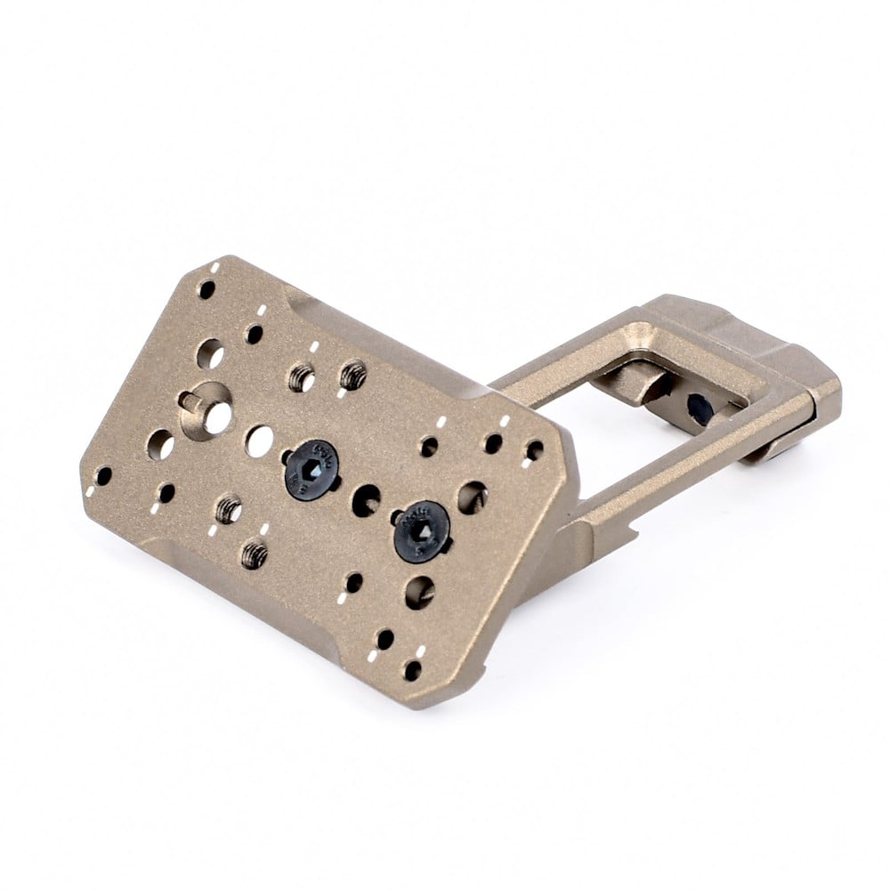 Attacco laterale 45 gradi per Red Dot T1, T2, RMR Dark Earth di WADSN