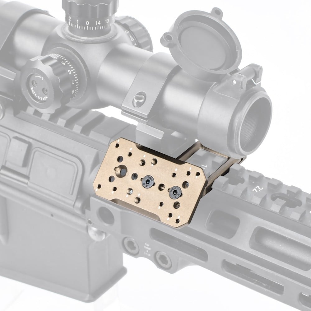 Attacco laterale 45 gradi per Red Dot T1, T2, RMR Dark Earth di WADSN