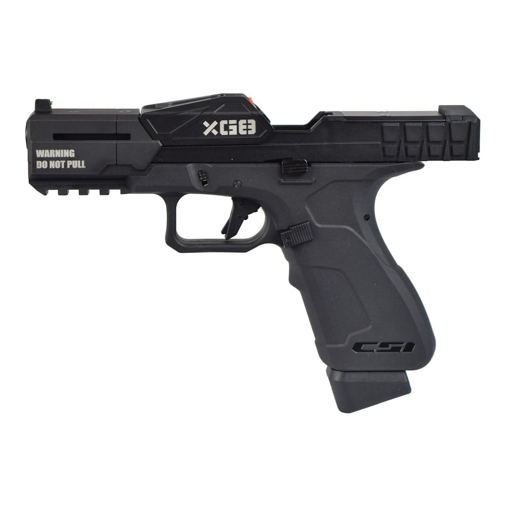 Pistola a gas nera di CSI