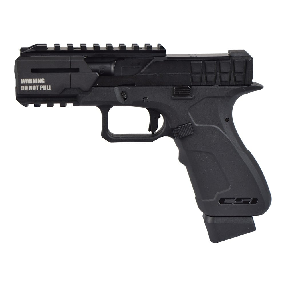 Pistola a gas nera di CSI