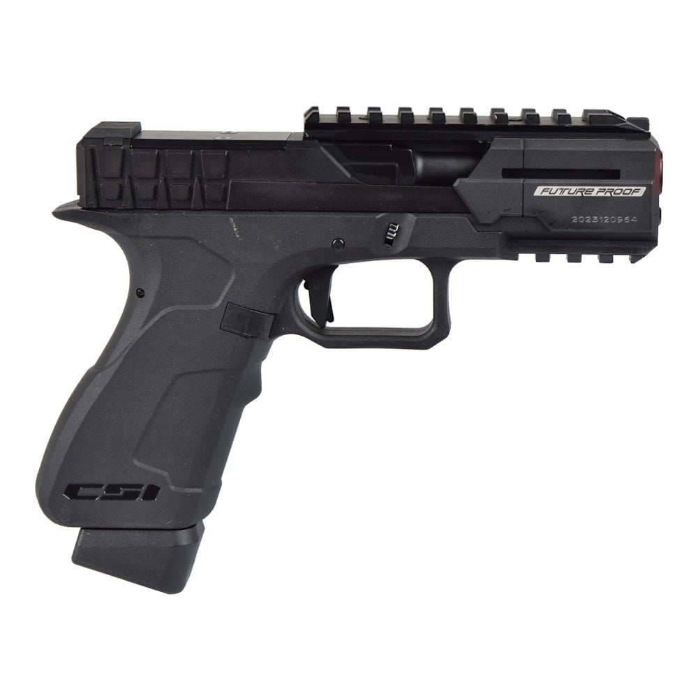 Pistola a gas nera di CSI