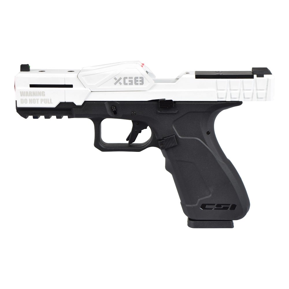 Pistola a gas CSI Powered by Poseidon bianca